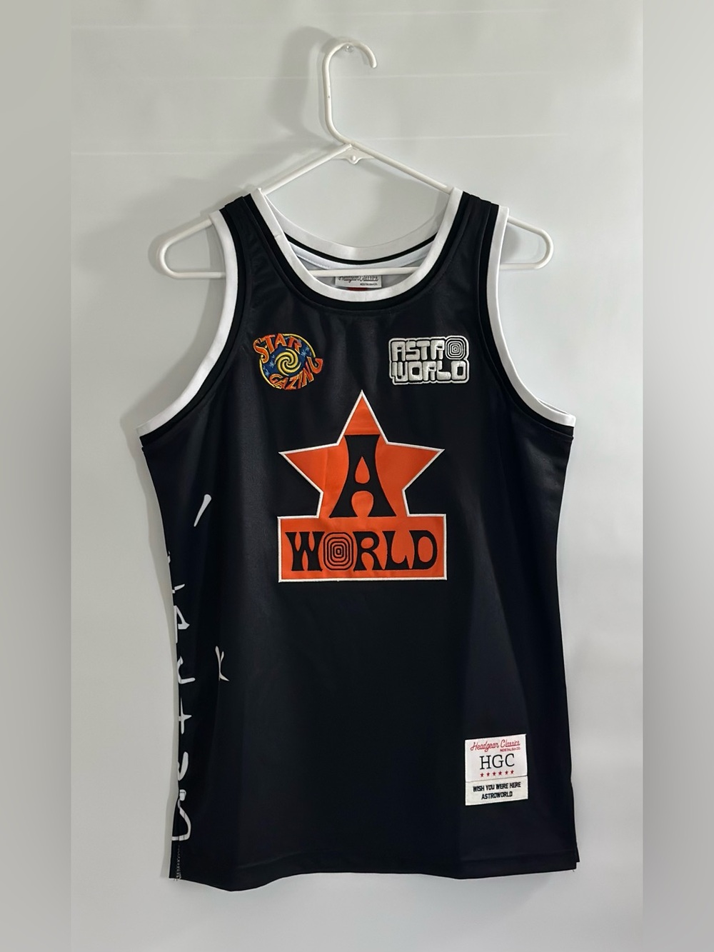 Travis Scott Headgear Classics Astroworld “Wish You Were Here” Jersey Size Small